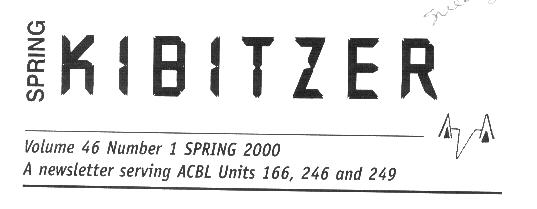 Susan Bracken's First Kibitzer, with mascot Bridget